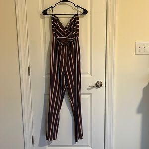 Express strapless jumpsuit size Small